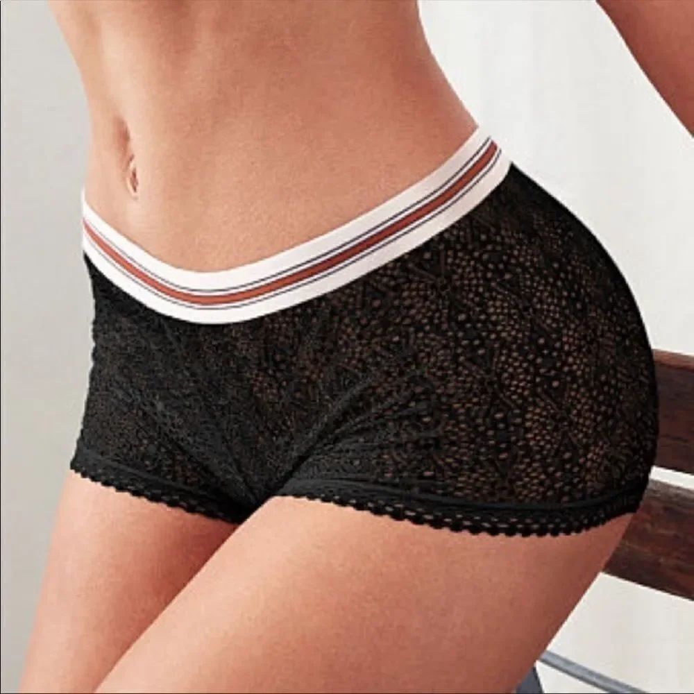 Victoria’s Secret crochet sheer lace shortie panty